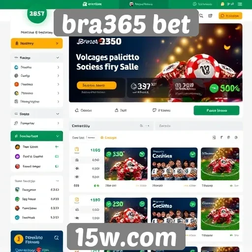 Interface do usuário no site bra365 bet